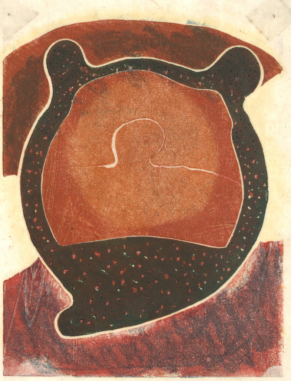 物体，2013 年（线刻画） 作者 马修·希尔顿