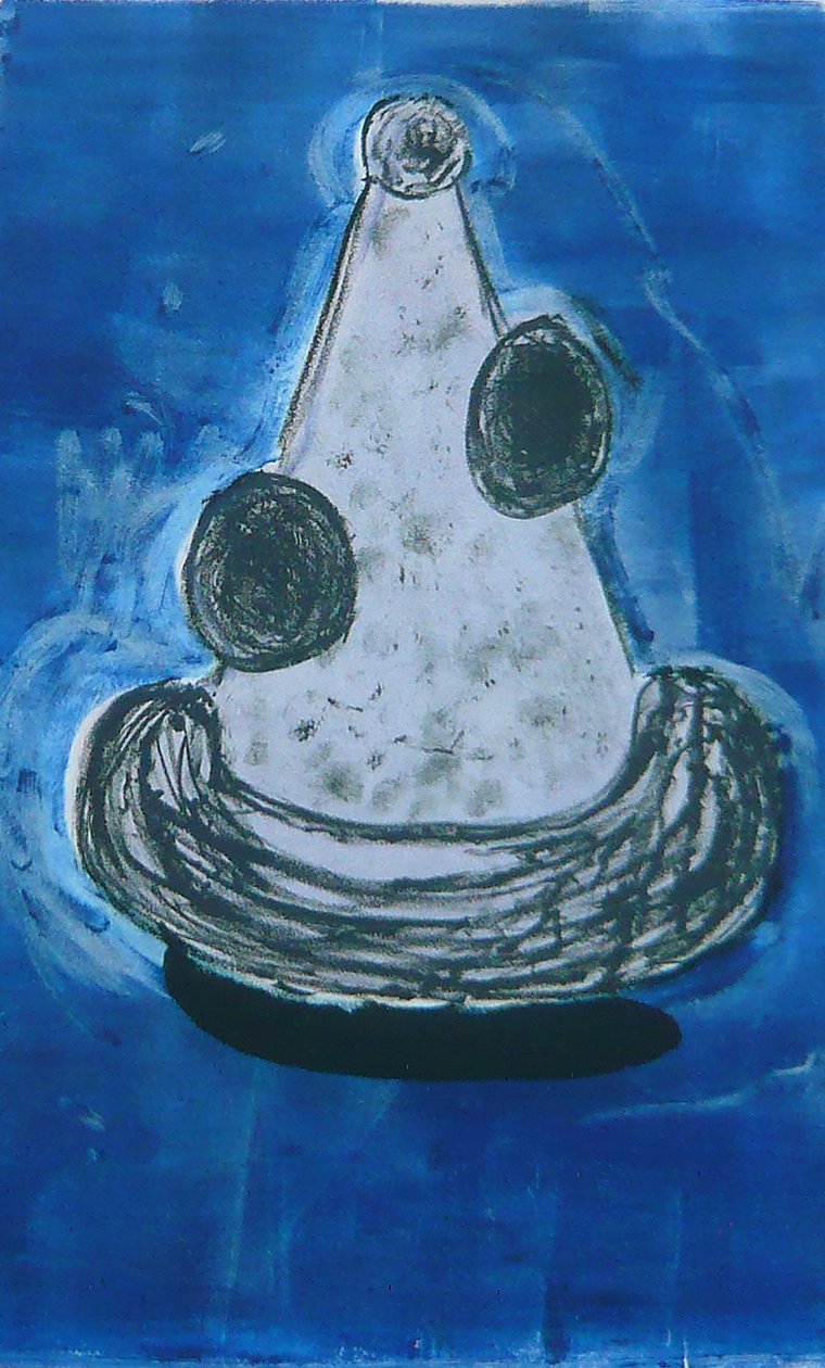 自画像》，2008 年（石版画） 作者 马修·希尔顿
