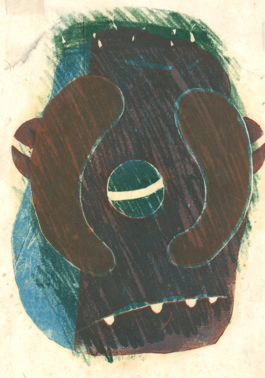 万寿菊，2013 年（油印版画） 作者 马修·希尔顿