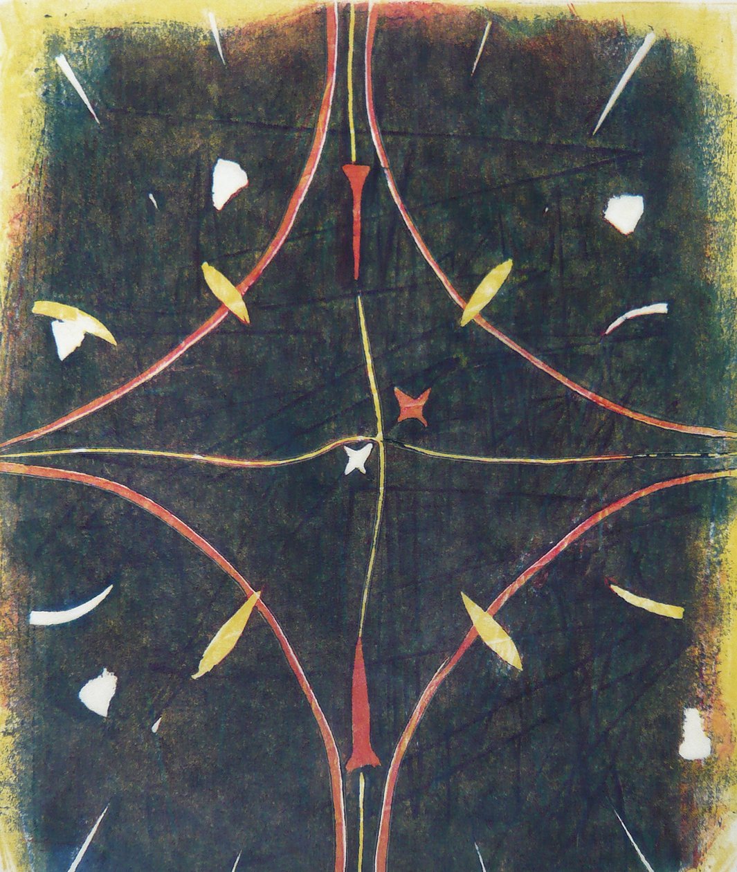曼荼罗托克，2012（线印） 作者 马修·希尔顿