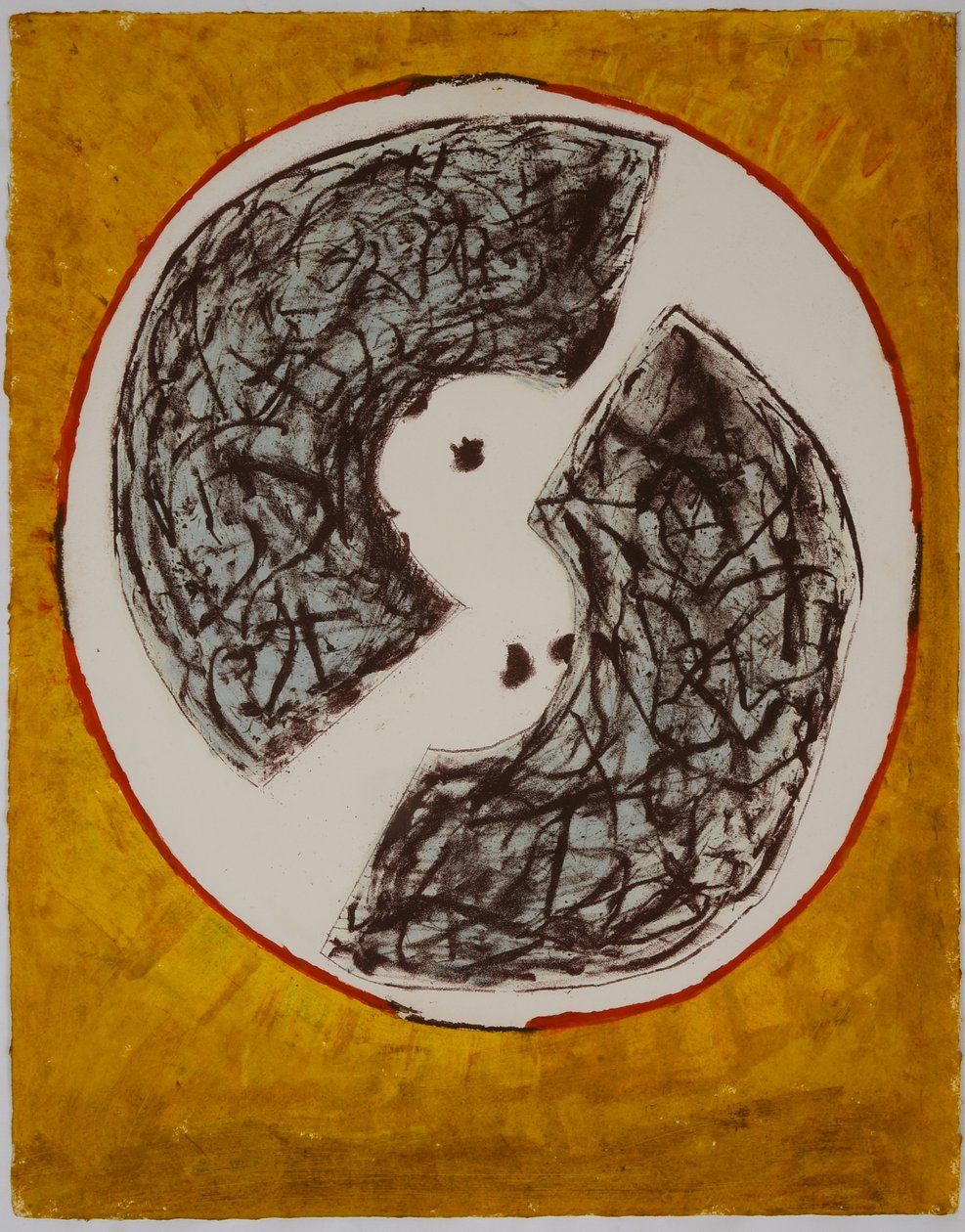 via incarnata，2008 年（石版画和模板） 作者 马修·希尔顿