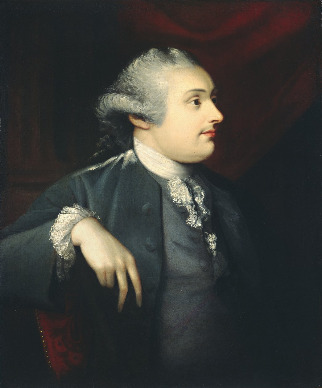 威廉·亨利·卡文迪什·本廷克，波特兰第三公爵，c.1774 作者 马修·普拉特（Matthew Pratt）