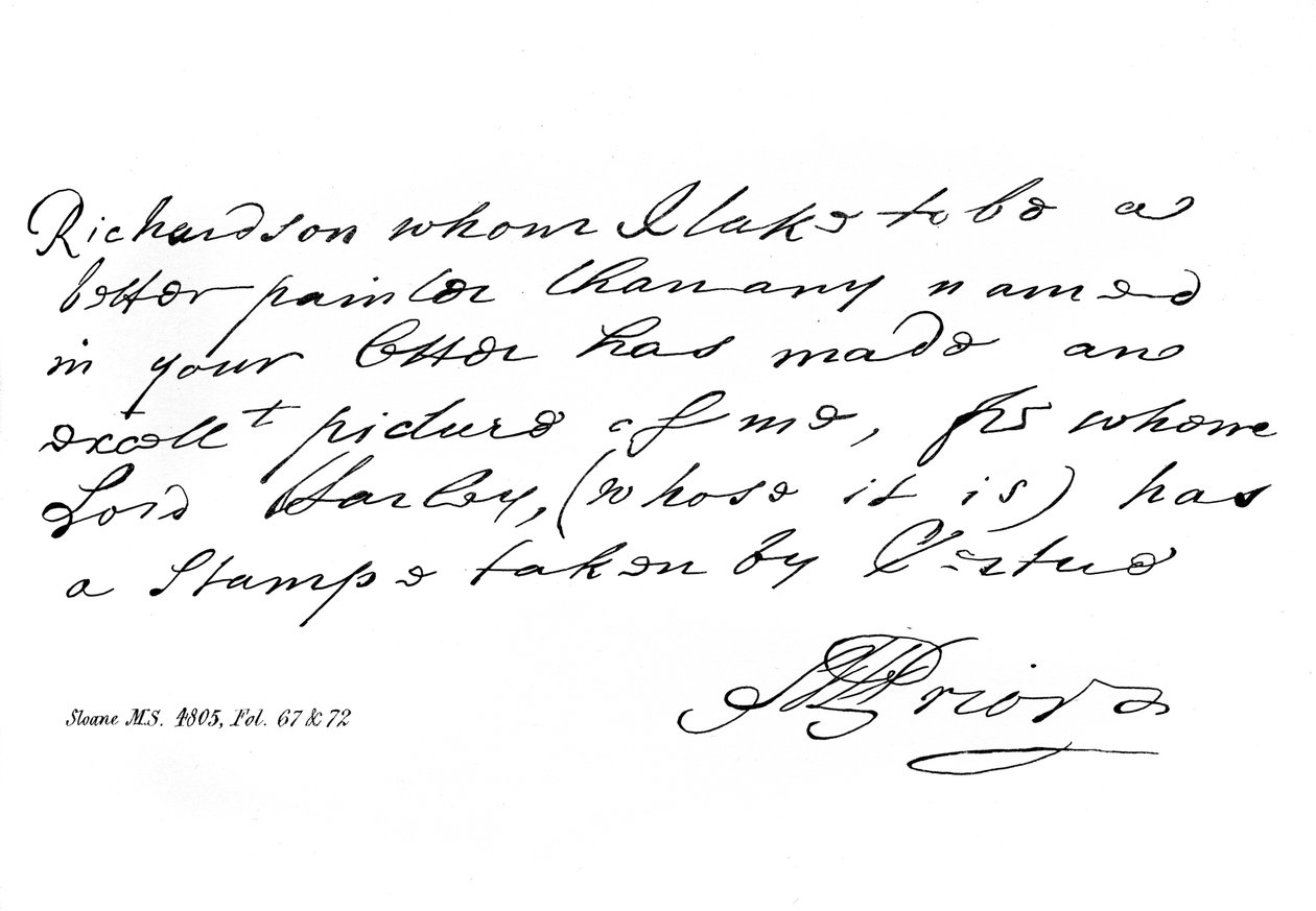 诗人Matthew Prior的部分信件，17世纪末至18世纪初，1840年 作者 马修·普赖尔