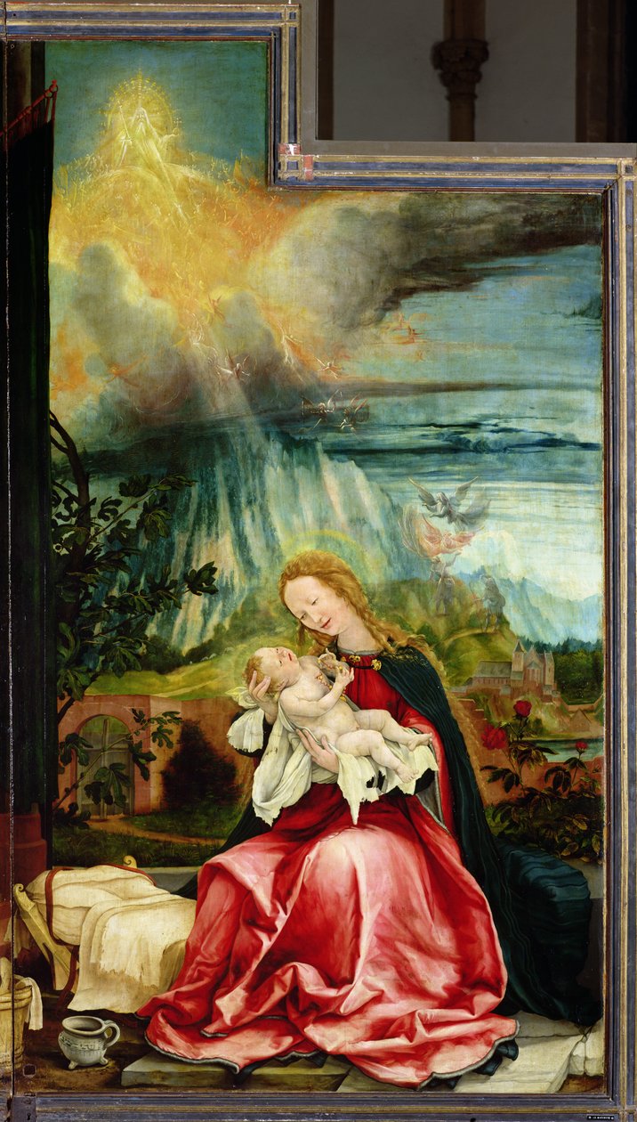 诞生于Isenheim Altarpiece，1512-16 作者 马蒂亚斯·格鲁内瓦尔德