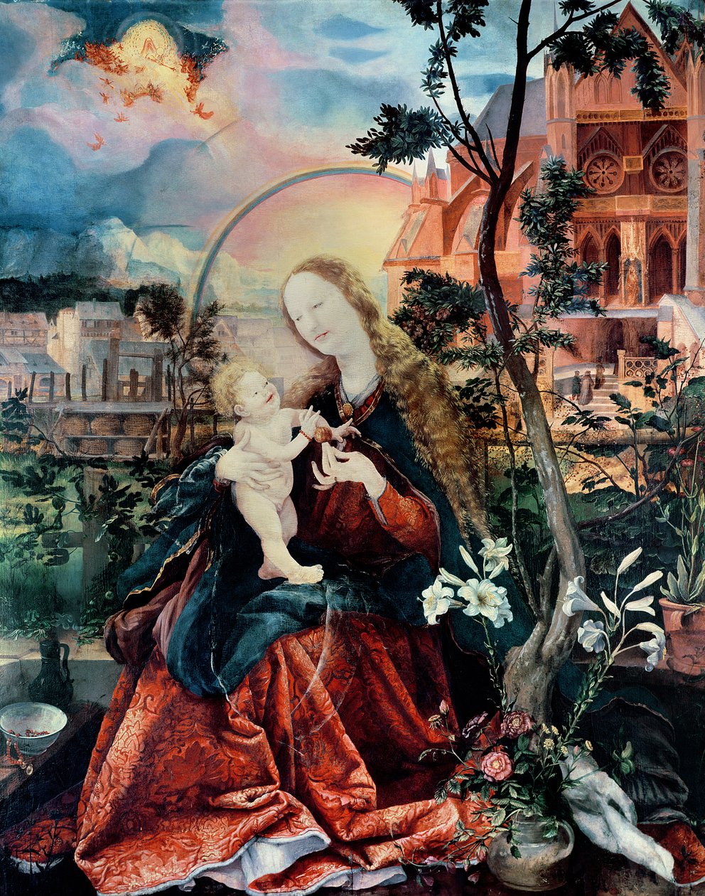 Stuppach Madonna，1518 作者 马蒂亚斯·格鲁内瓦尔德