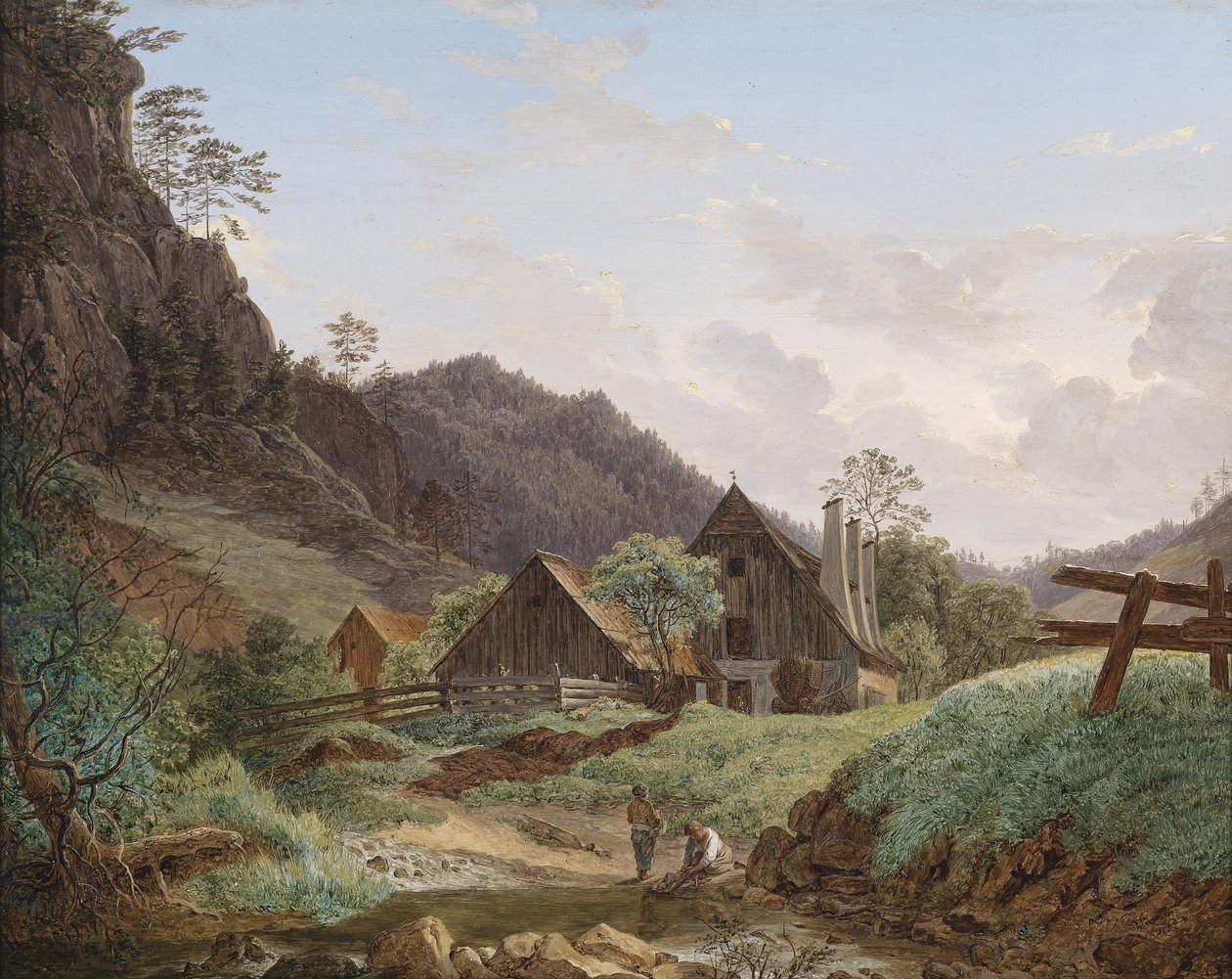 Eisenhammer在Gutenstein 作者 马蒂亚斯·鲁道夫·托玛