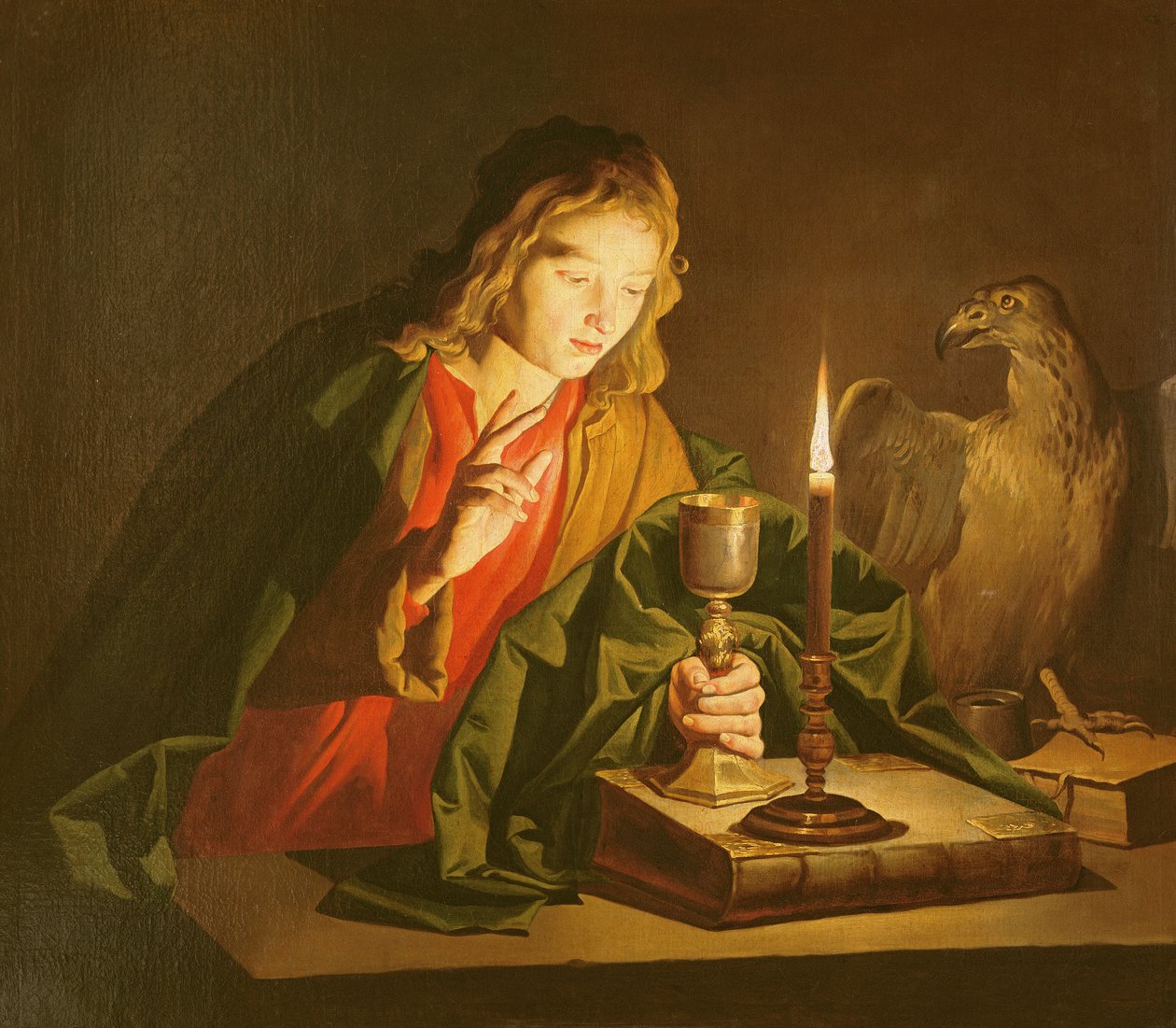 圣约翰福音传教士，c.1633-39 作者 马蒂亚斯·斯托默（Matthias Stomer）