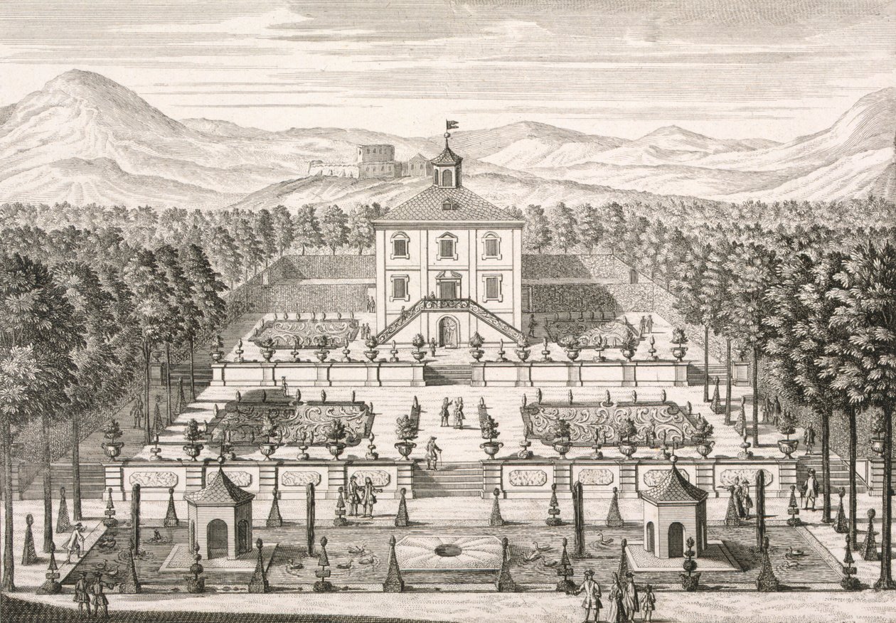 House and Garden，1715 作者 马蒂亚斯·迪塞尔（Matthias Diesel）