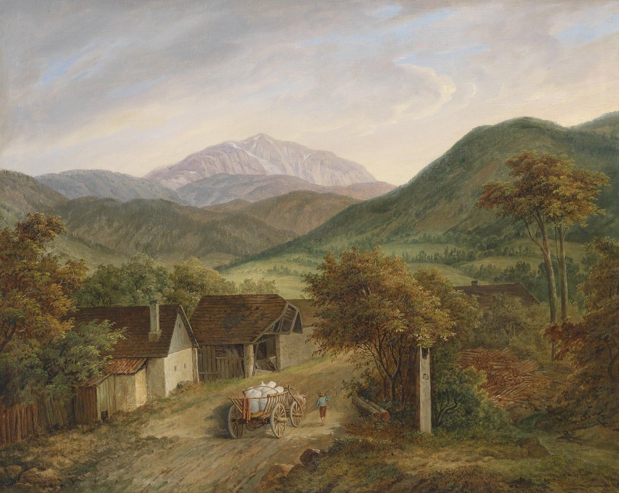 马蒂亚斯-鲁道夫-托马 1860 年的施尼贝格景色 作者 马蒂亚斯·鲁道夫·托玛