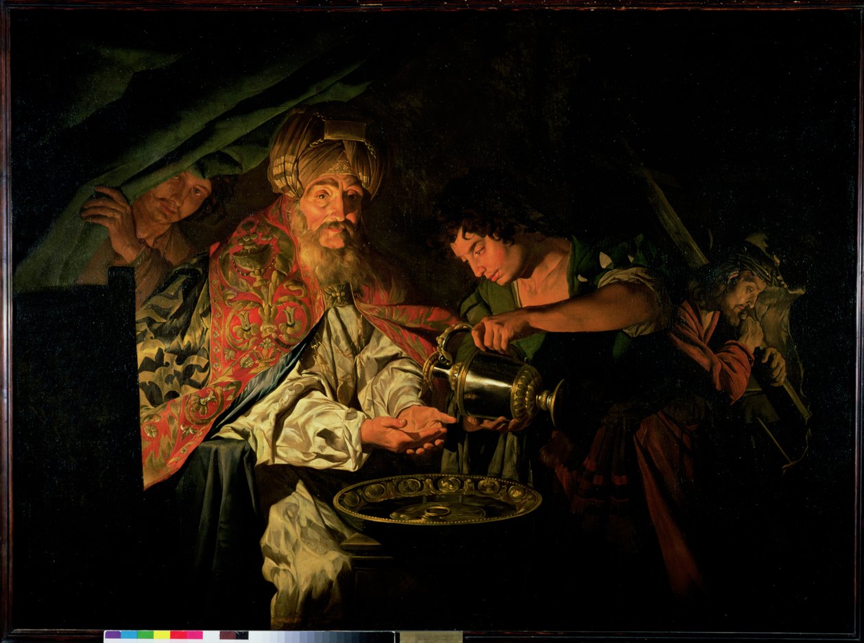 彼拉多洗手 作者 马蒂亚斯·斯托默（Matthias Stomer）