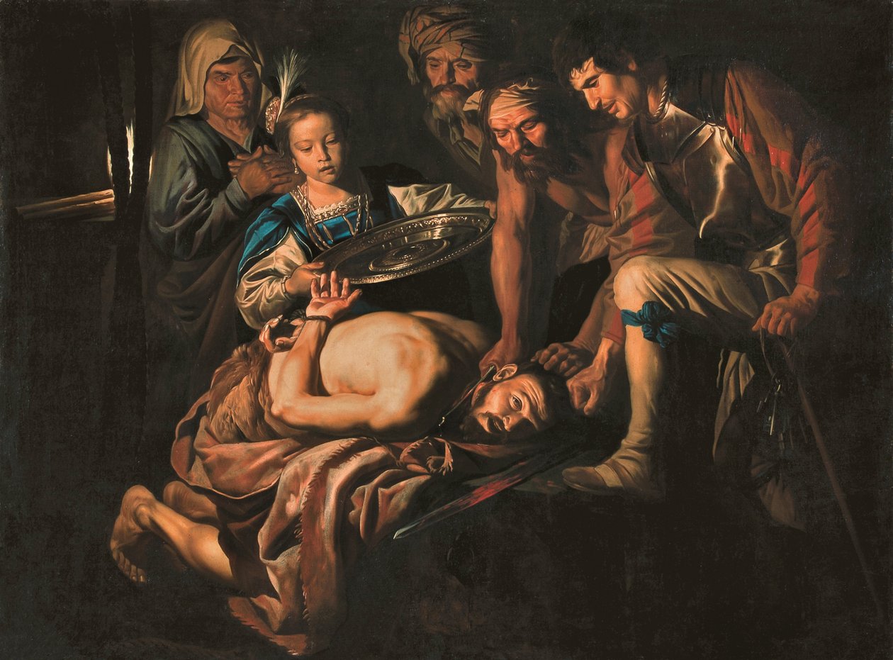 施洗者圣约翰的斩首，约1640-1645年。 作者 马蒂亚斯·斯托默（Matthias Stomer）