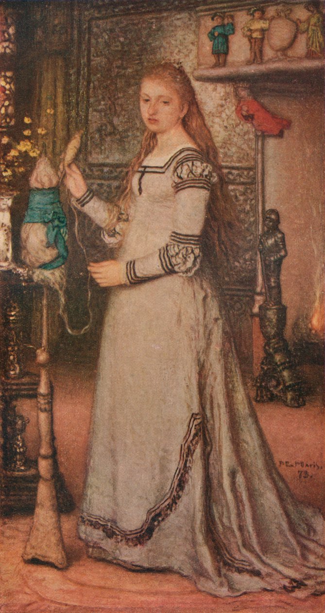 戴迪斯塔夫的女孩，c1873 作者 马蒂斯·马里斯（Matthijs Maris）
