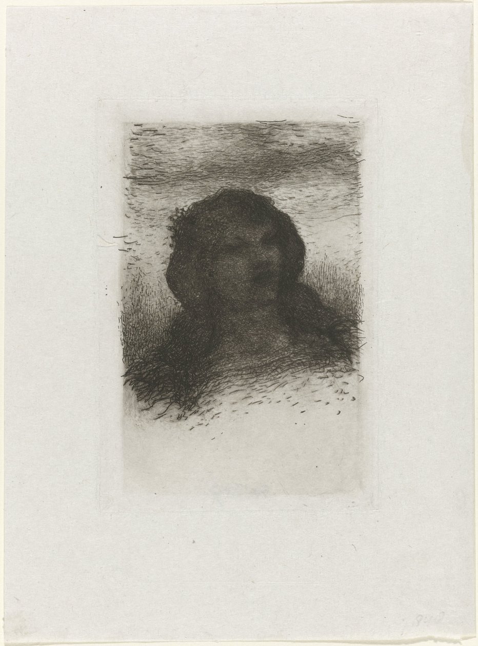 女孩的头 作者 马蒂斯·马里斯（Matthijs Maris）