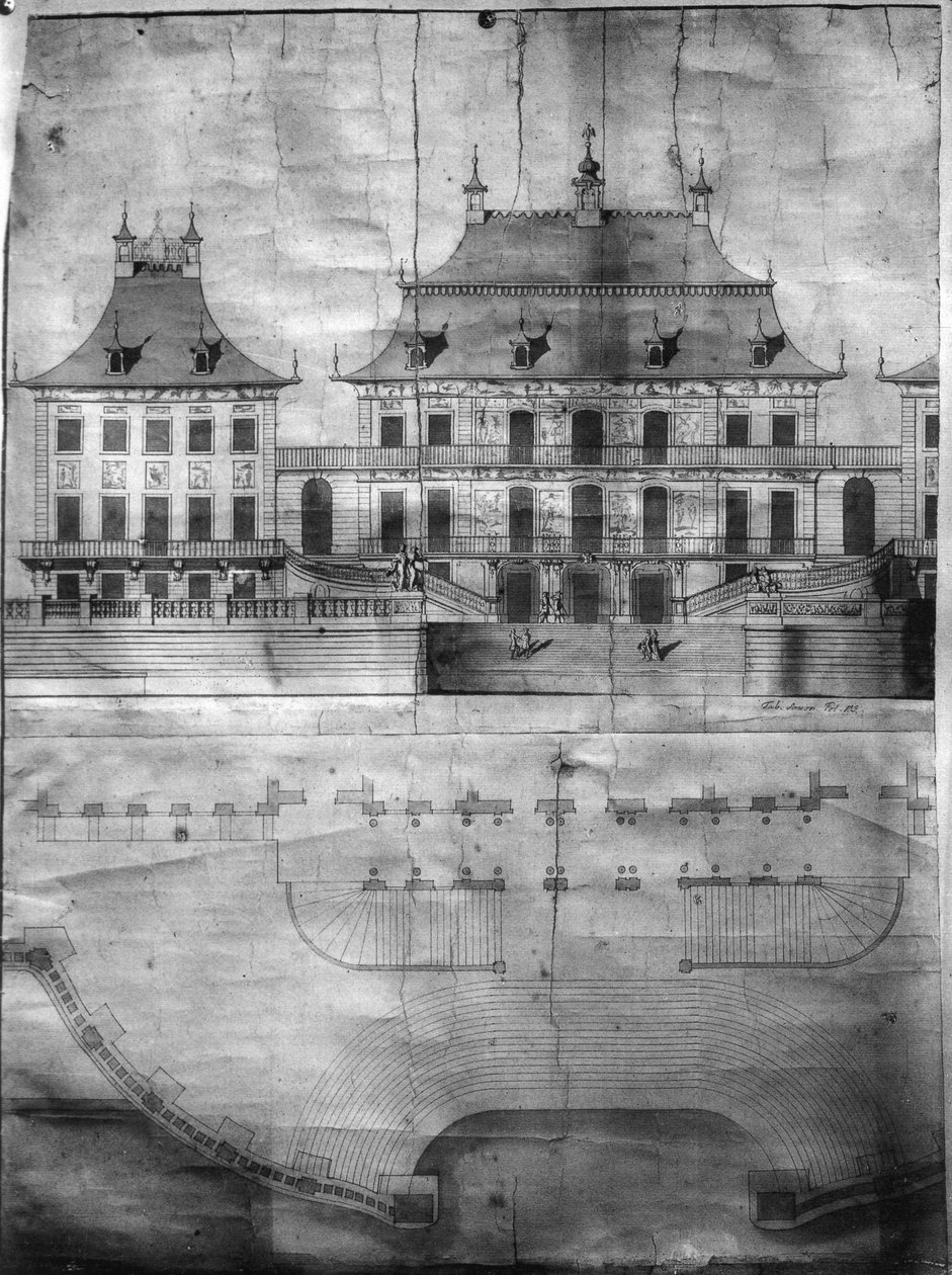 河畔宫（Wasserpalais），1721年后 作者 MatthäusDanielPöppelmann