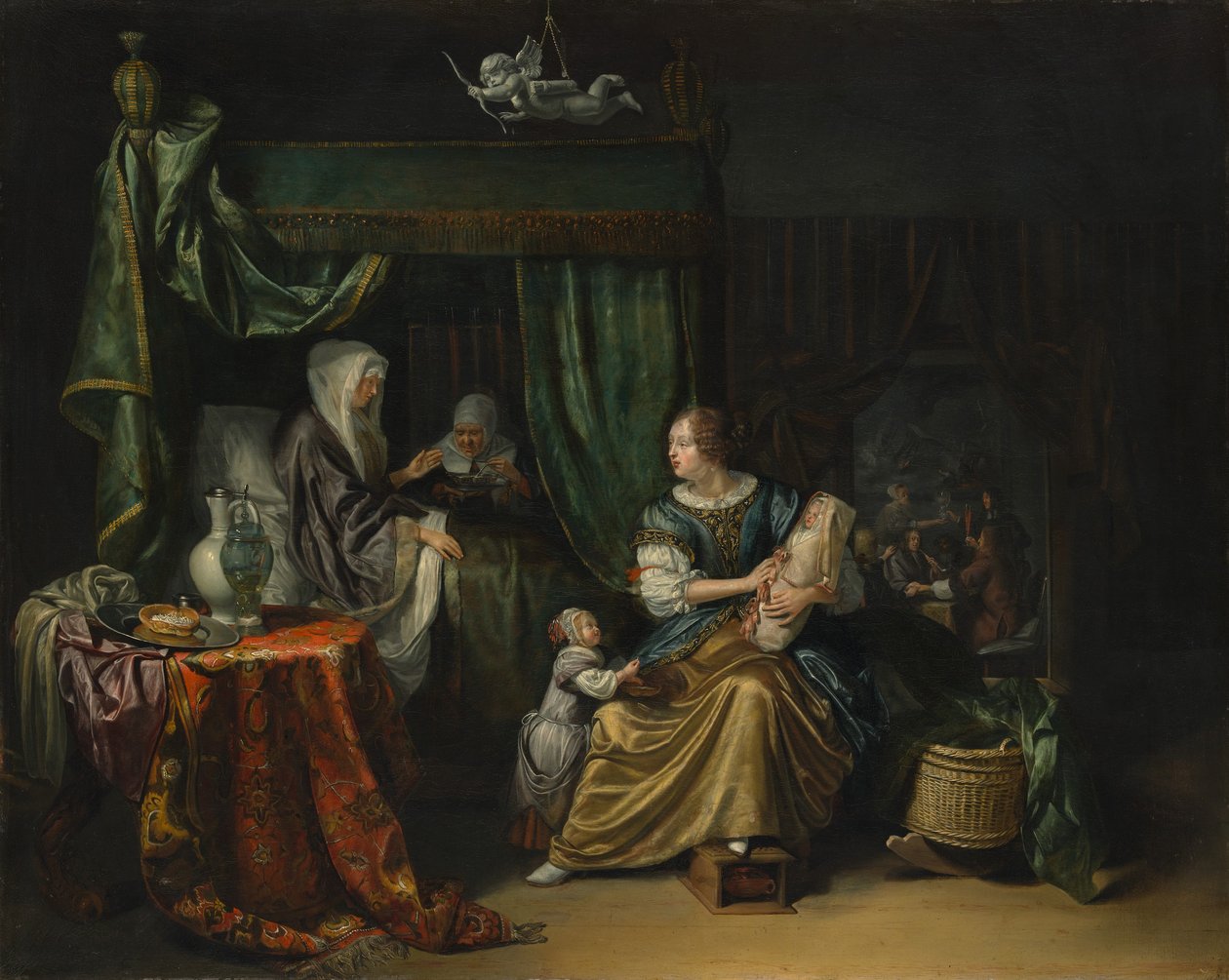 新生婴儿，1675年。 作者 马蒂斯天真
