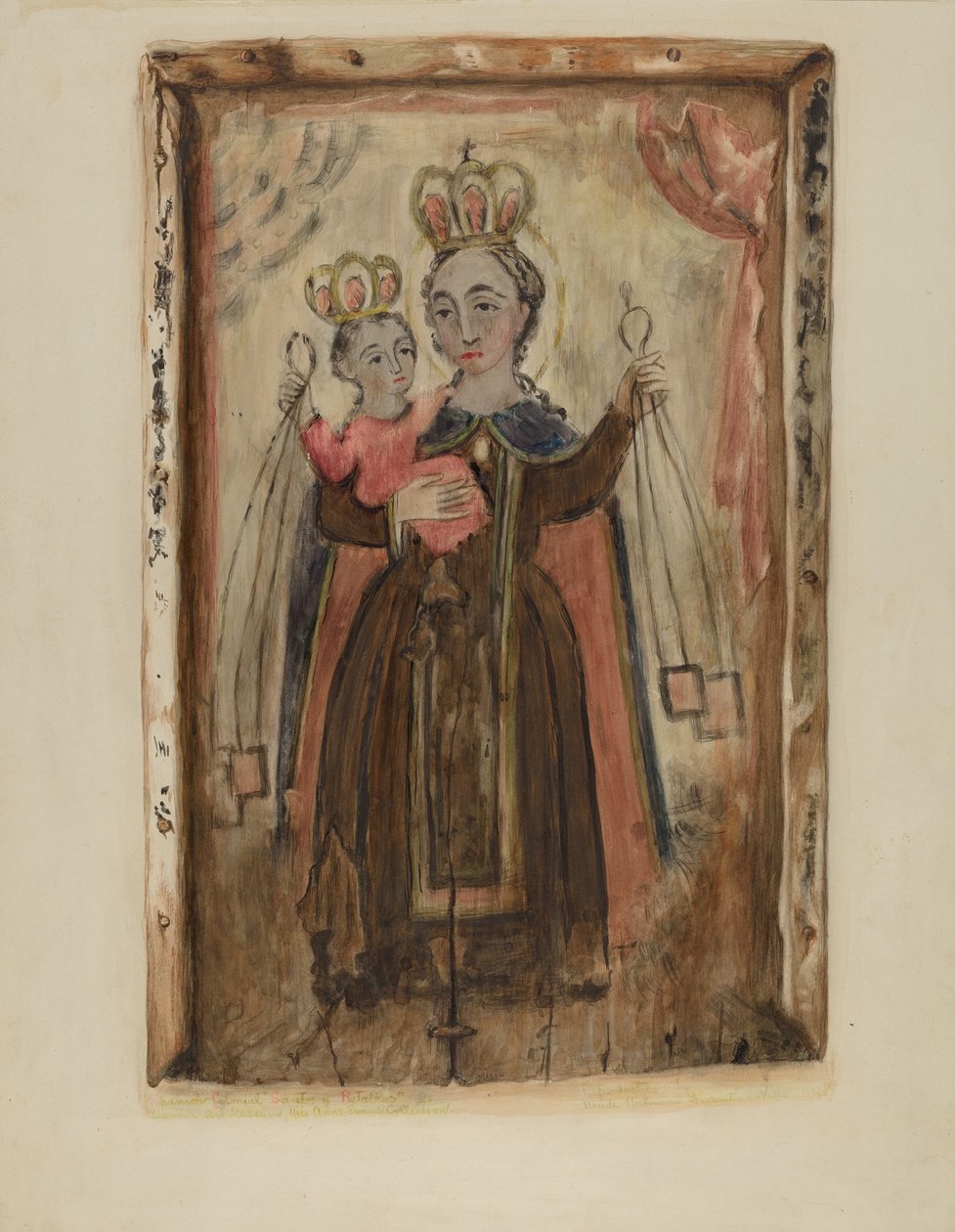 Retablo (Our Lady of Carmel) 作者 莫德瓦莱
