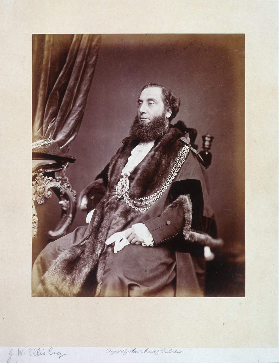 John Whittaker Ellis爵士，约1865年 作者 马尔公司