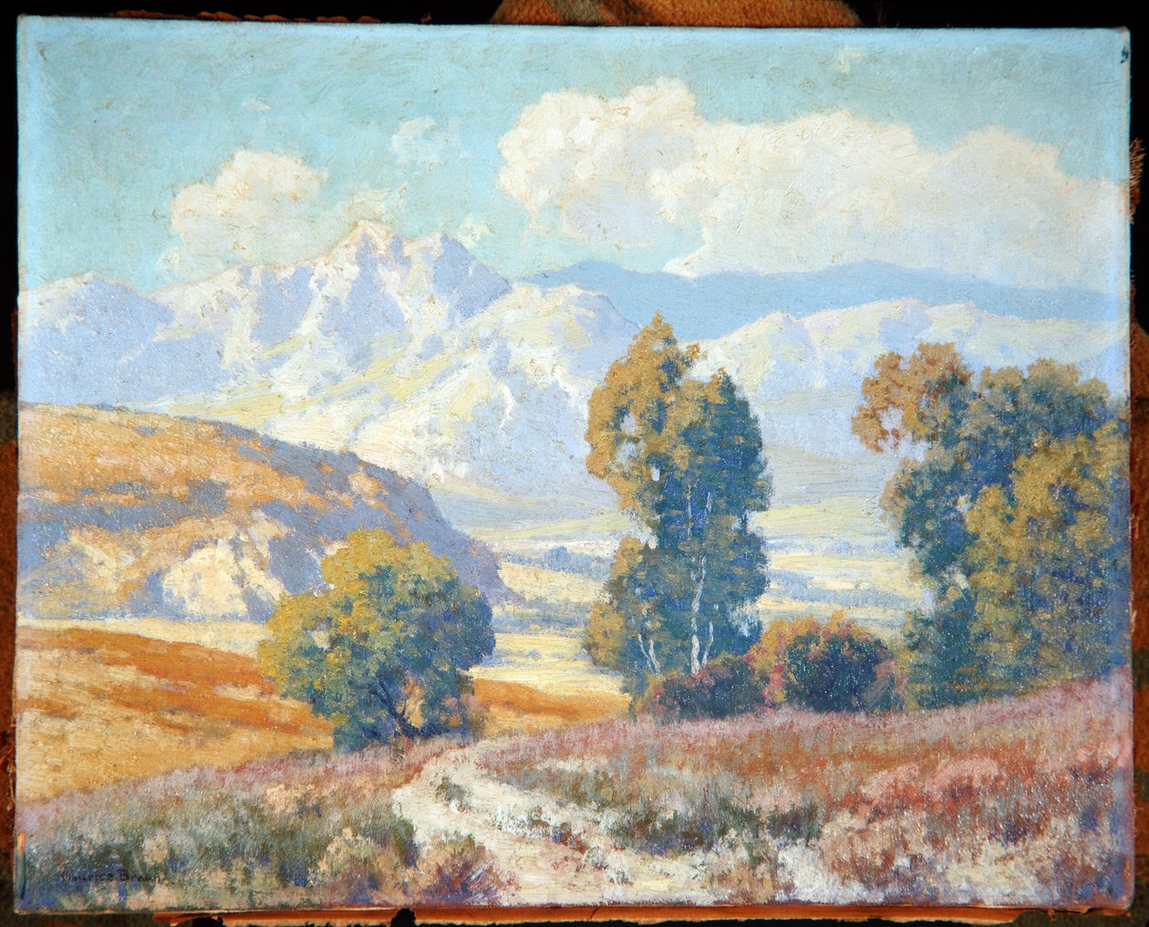Cuyamaca山，c.1920 作者 莫里斯·布劳恩