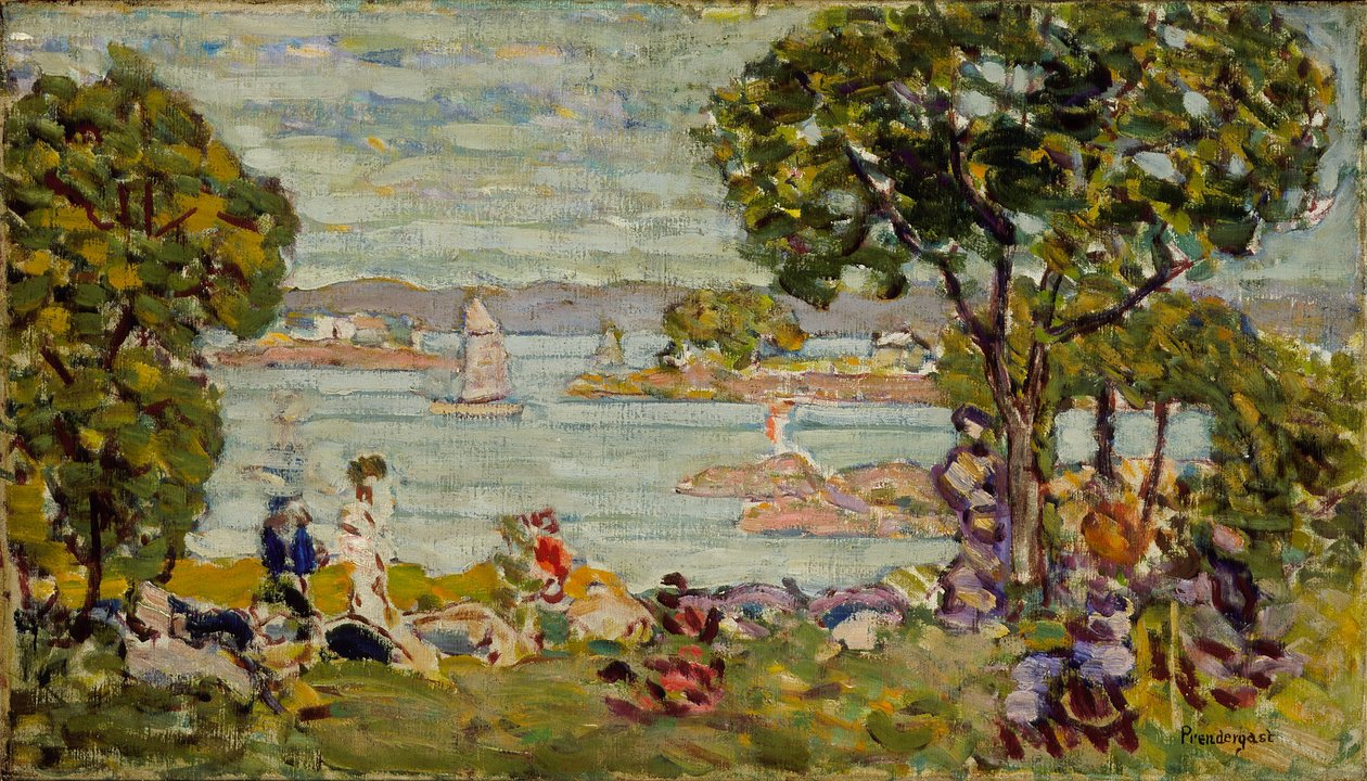 Cove，Maine，c.1907-10 作者 莫里斯·巴西·普伦德加斯特