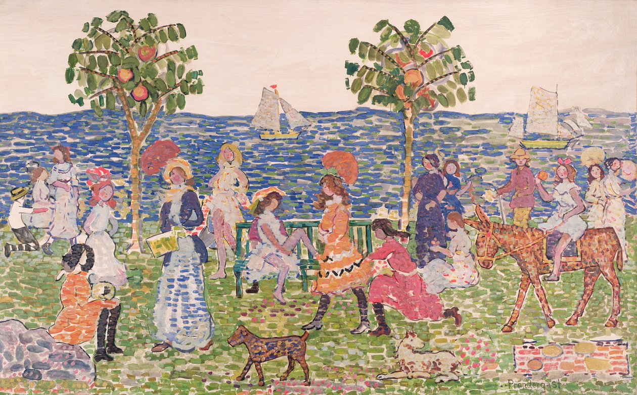 长廊，191415 作者 莫里斯·巴西·普伦德加斯特