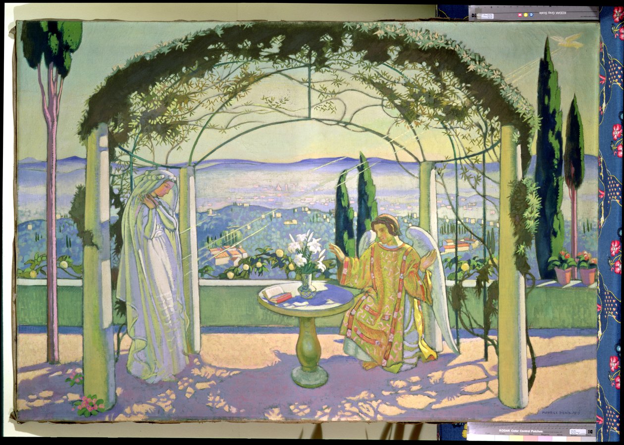 1919年菲耶索莱的报喜 作者 莫里斯·丹尼斯（Maurice Denis）