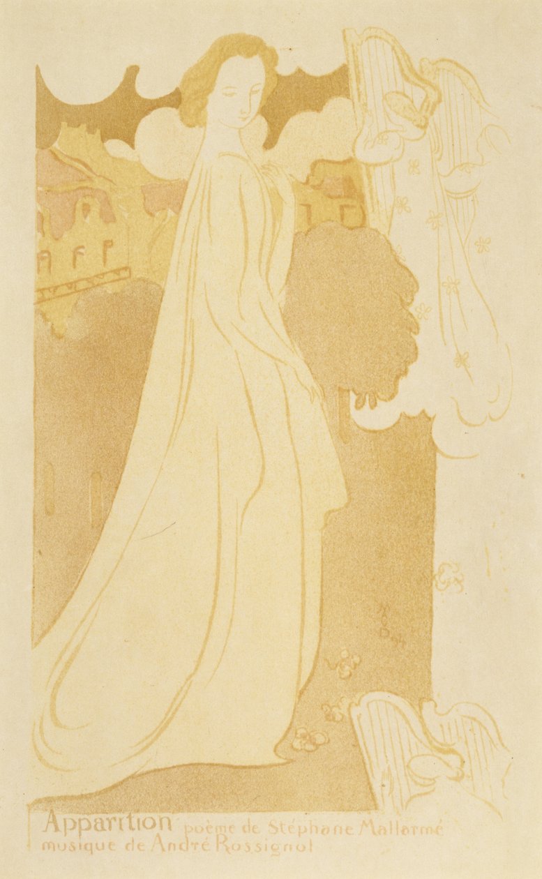 幻影，1894年（彩色石版画） 作者 莫里斯·丹尼斯（Maurice Denis）
