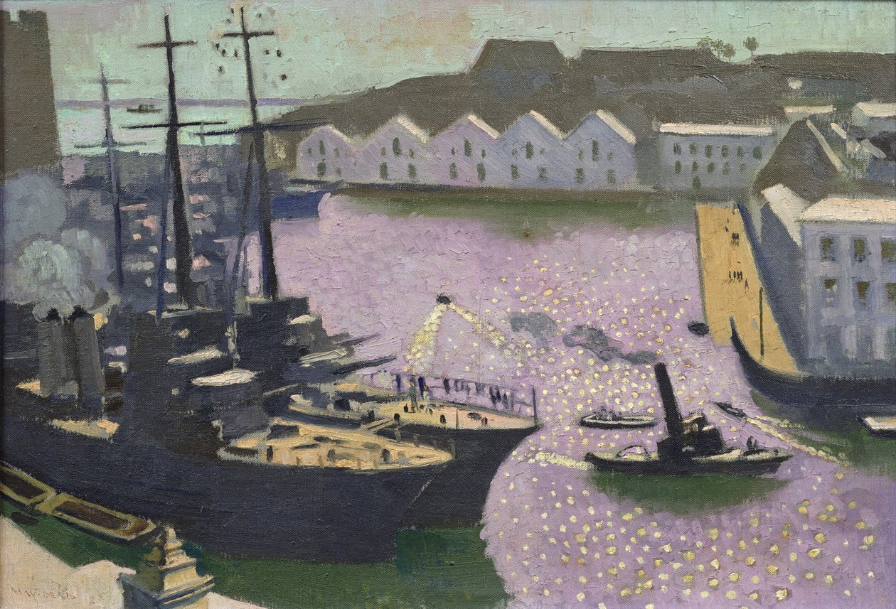 布雷斯特港，c.1932 作者 莫里斯·丹尼斯（Maurice Denis）