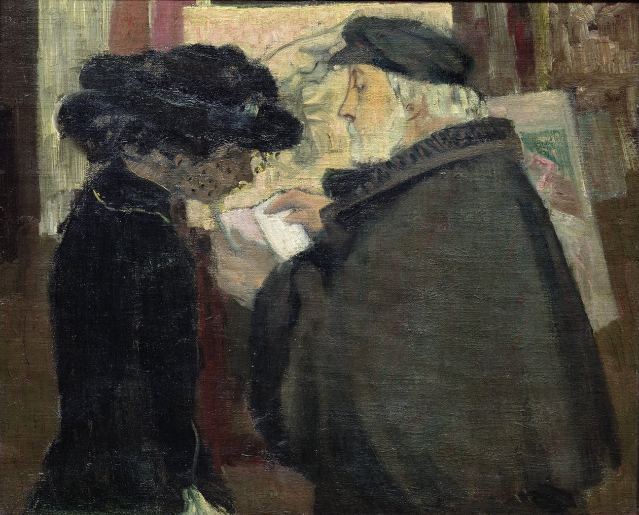 埃德加德加（1834-1917）与他的模型，c.1904 作者 莫里斯·丹尼斯（Maurice Denis）