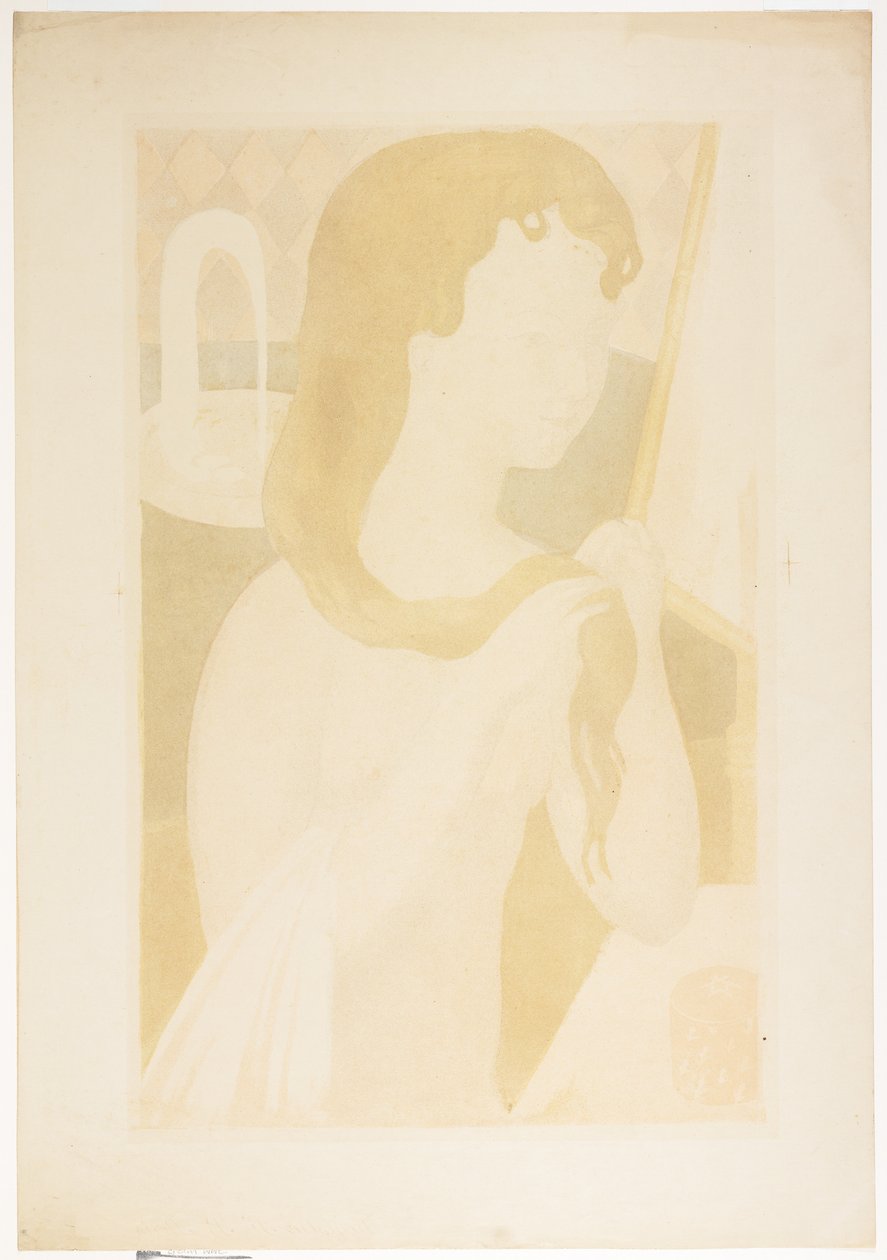 1895年她的洗手间的女孩 作者 莫里斯·丹尼斯（Maurice Denis）