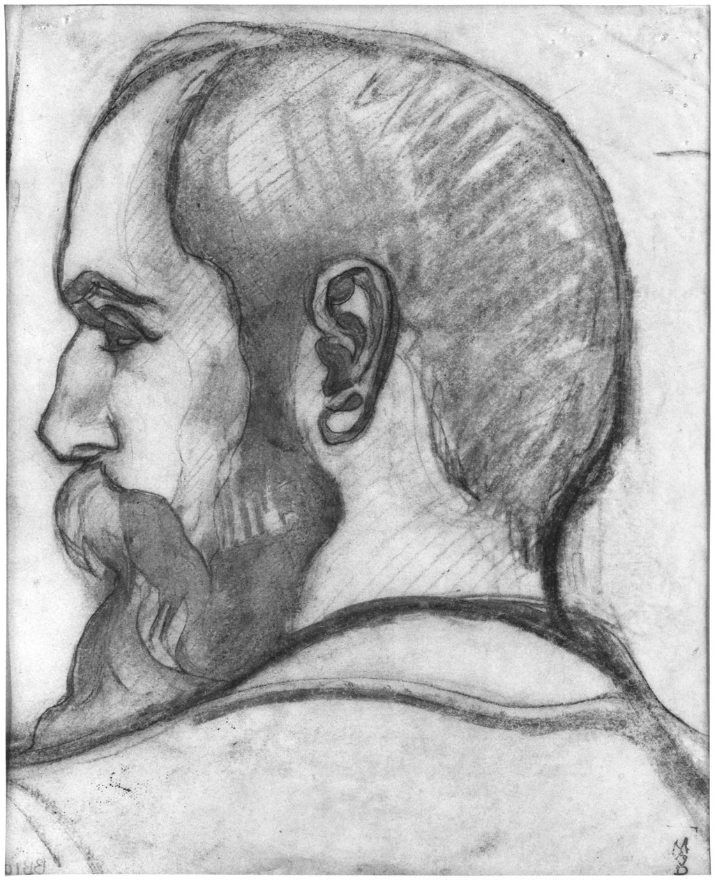 Ker Xavier Roussel（1867-1944）1899（木炭） 作者 莫里斯·丹尼斯（Maurice Denis）