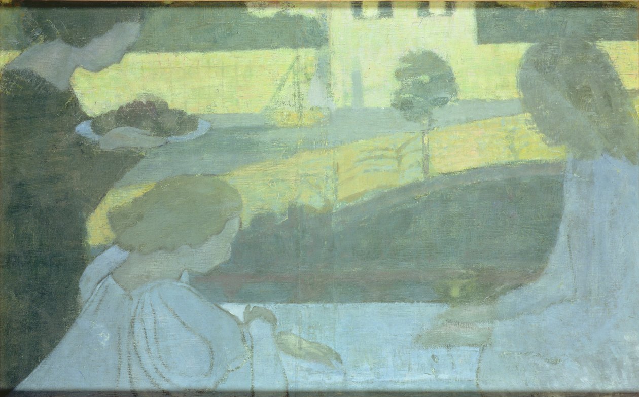 玛莎和玛丽，完成绘画的第一版，1896年（见184139） 作者 莫里斯·丹尼斯（Maurice Denis）