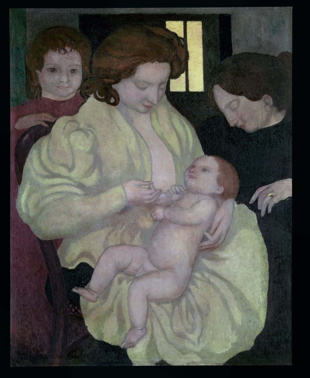 产妇，1895年 作者 莫里斯·丹尼斯（Maurice Denis）