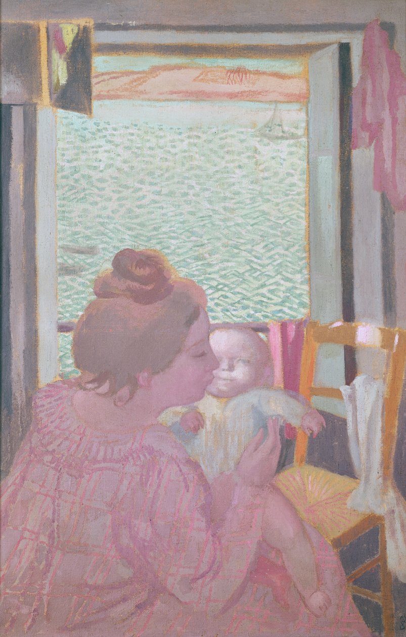1901年窗口的产妇 作者 莫里斯·丹尼斯（Maurice Denis）