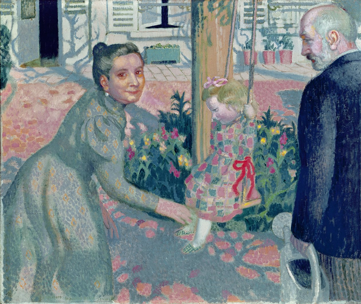 丹尼斯祖父母的肖像，1899年 作者 莫里斯·丹尼斯（Maurice Denis）