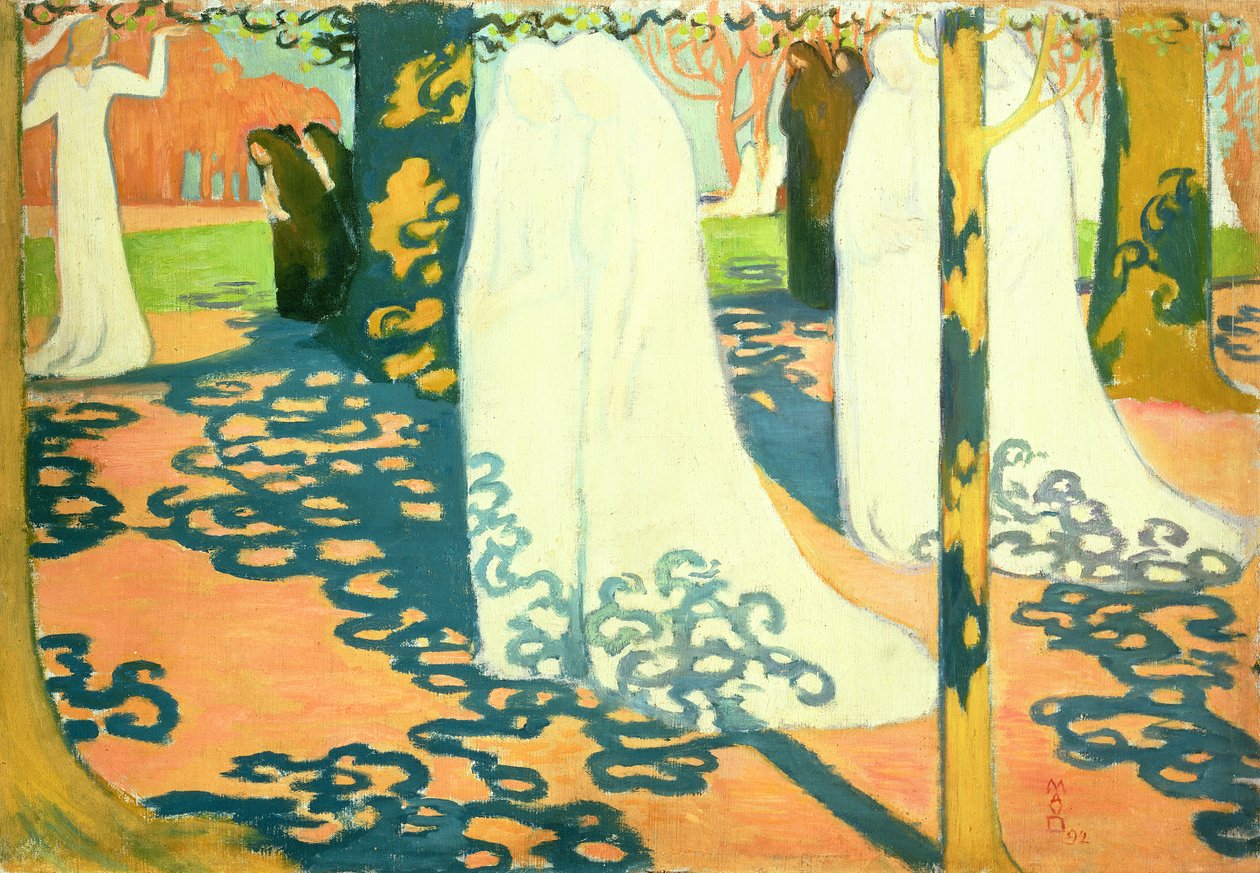游行在树下，1892年 作者 莫里斯·丹尼斯（Maurice Denis）