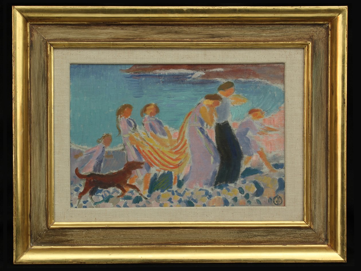 狂欢在海滩上，c.1905 作者 莫里斯·丹尼斯（Maurice Denis）