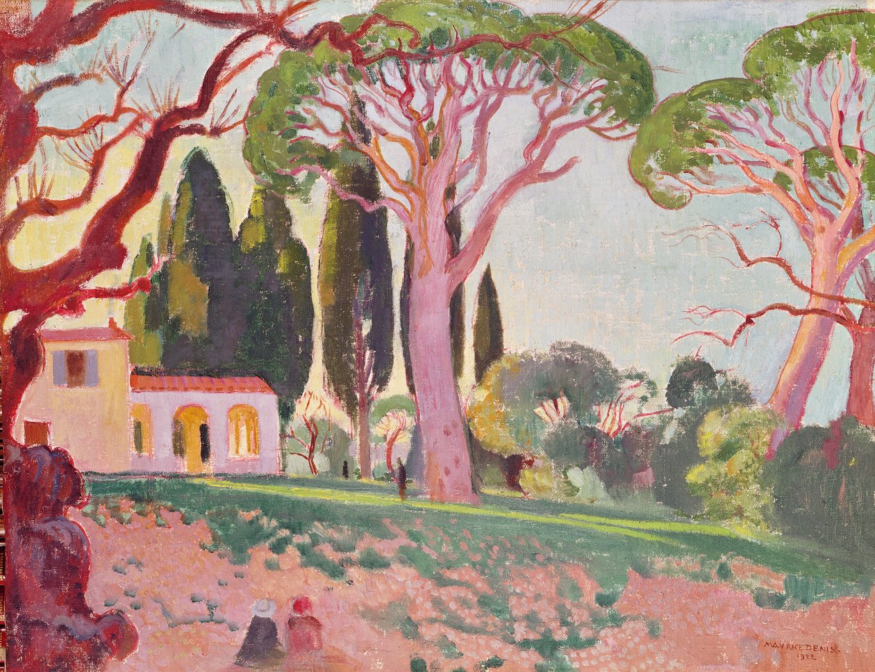 圣卡西恩教堂，戛纳，1922年 作者 莫里斯·丹尼斯（Maurice Denis）