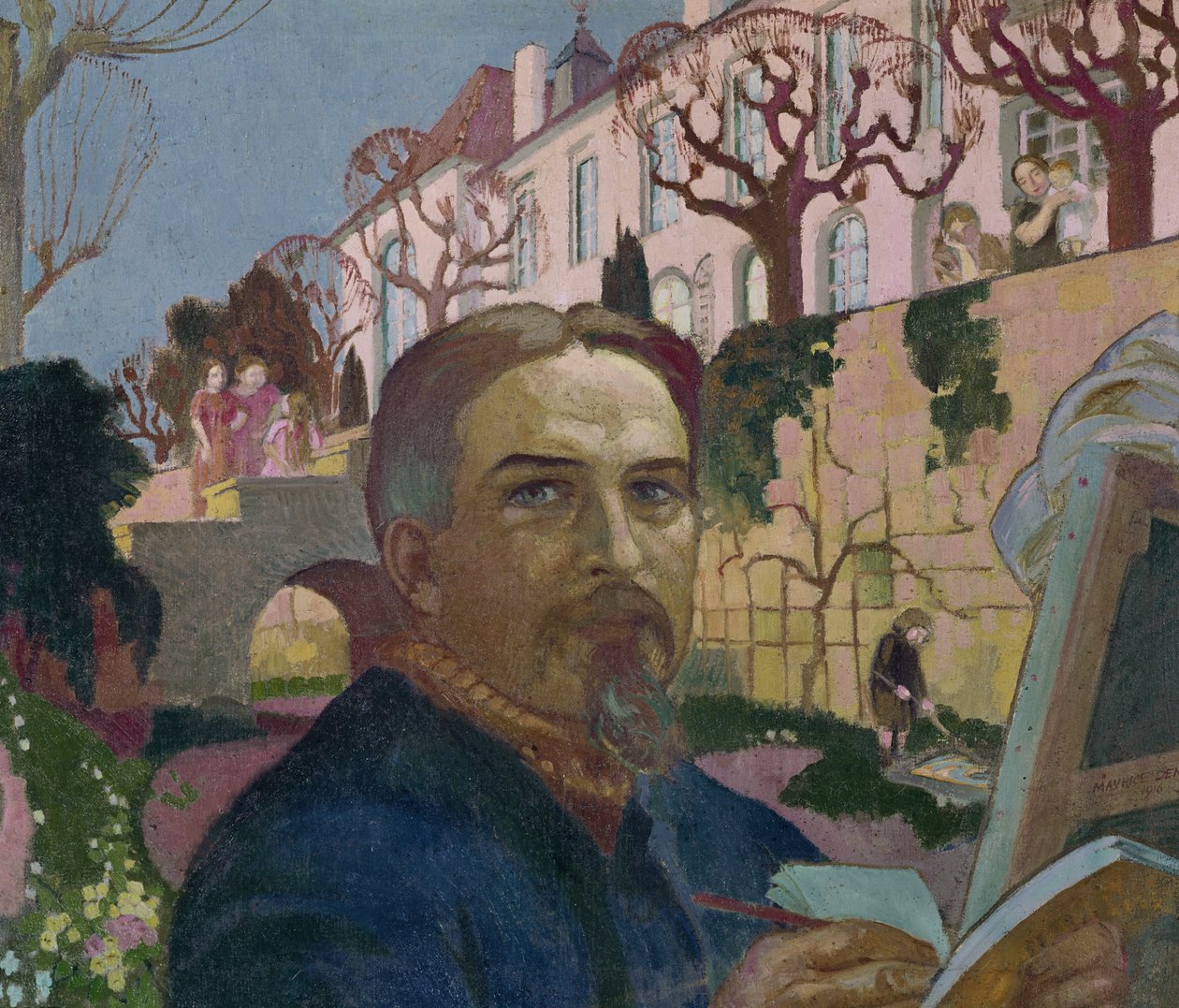 自画像，1916年 作者 莫里斯·丹尼斯（Maurice Denis）