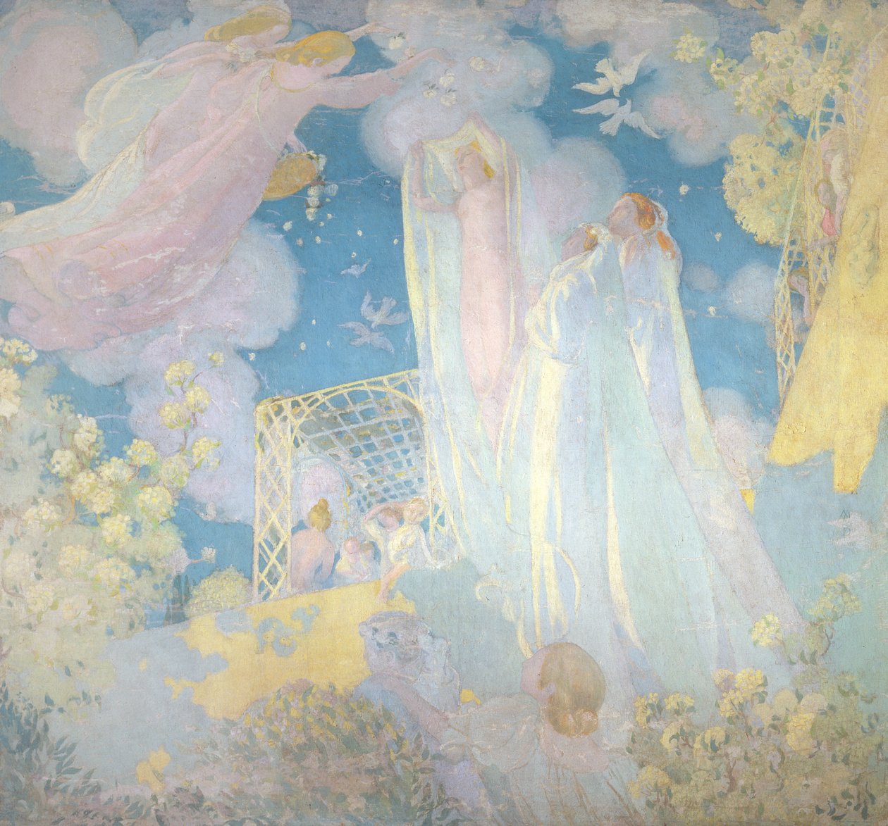 春天，1896年 作者 莫里斯·丹尼斯（Maurice Denis）