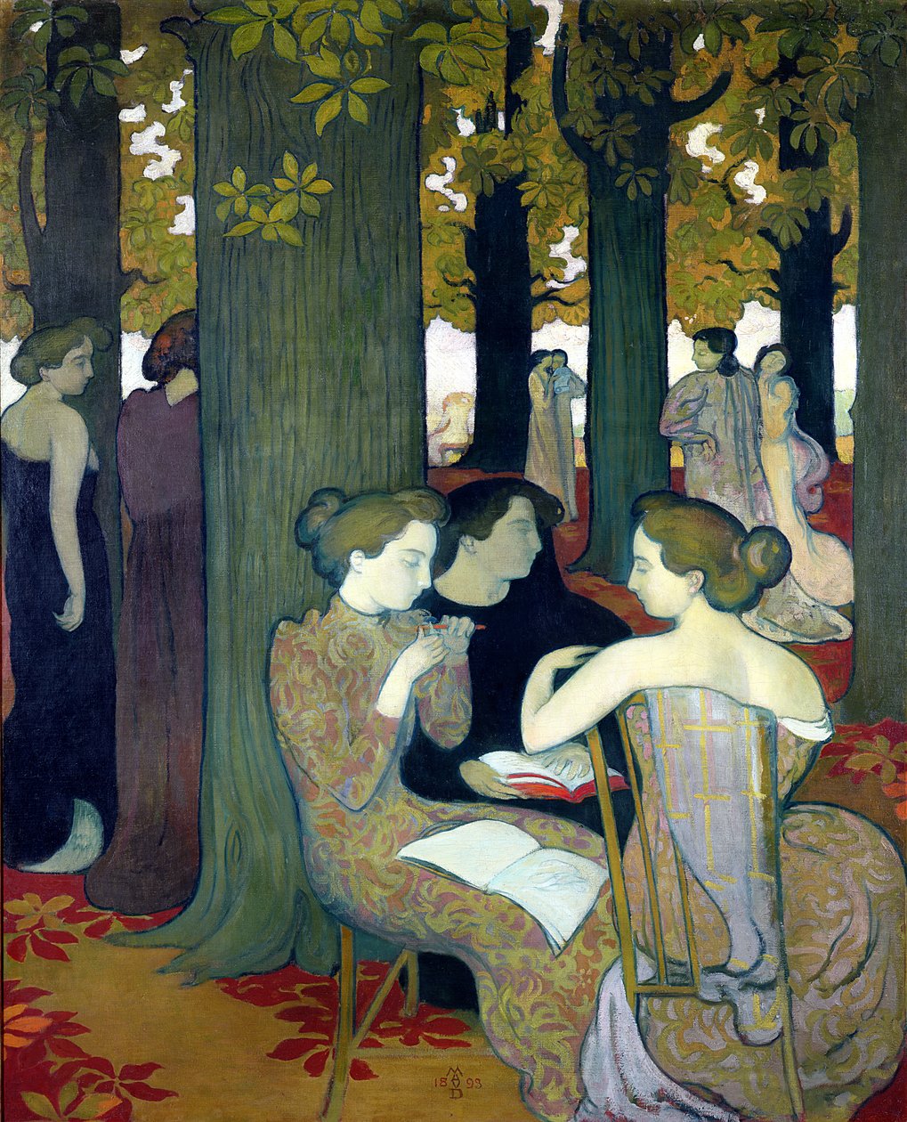 缪斯，1893年 作者 莫里斯·丹尼斯（Maurice Denis）
