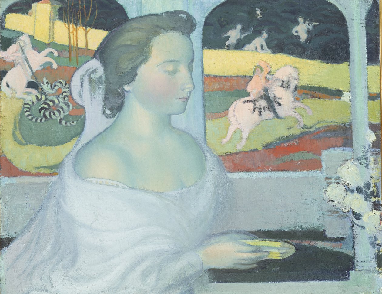 塔中的公主，c.1900 作者 莫里斯·丹尼斯（Maurice Denis）