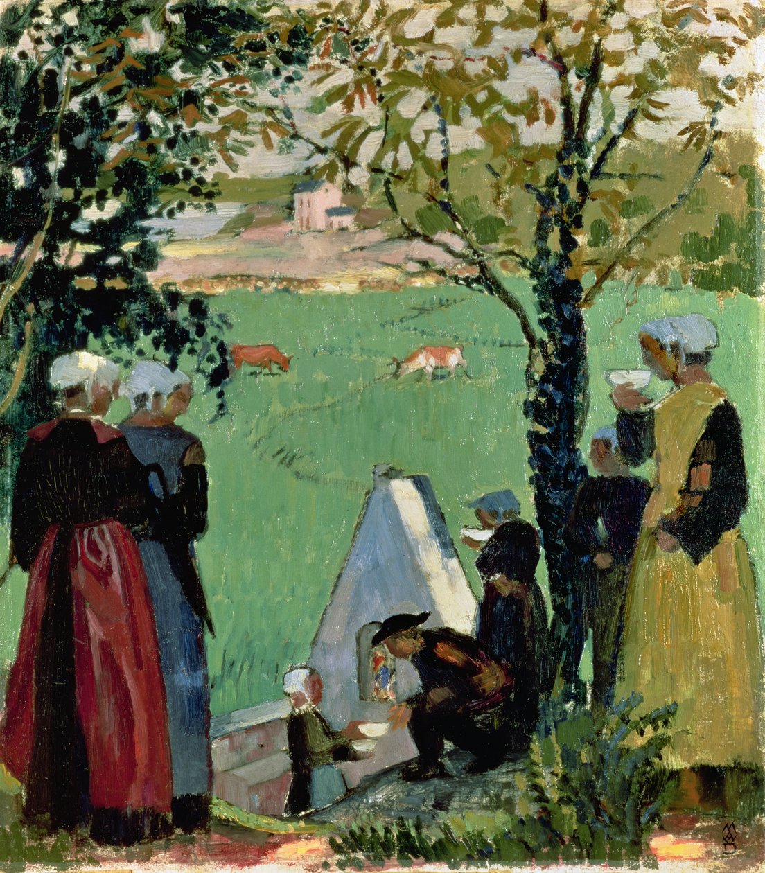 导弹中的神圣之泉，c.1905 作者 莫里斯·丹尼斯（Maurice Denis）