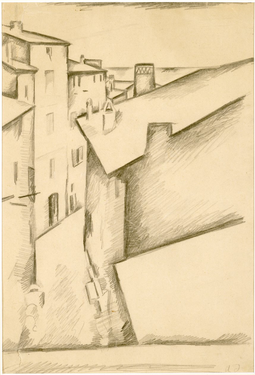 无标题（纸上石墨） 作者 莫里斯·丹尼斯（Maurice Denis）