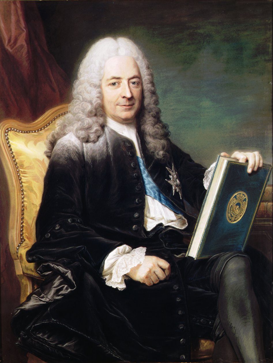 Philibert Orry（1689-1747）Vignory伯爵的肖像 作者 莫里斯·昆汀·德拉图尔