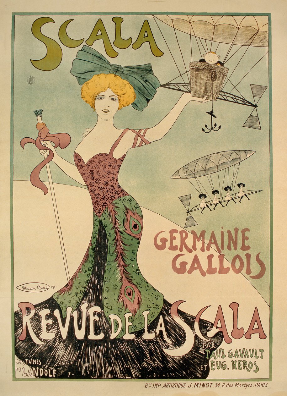 回顾Scala海报，1901年 作者 莫里斯·比亚斯（Maurice Biais）
