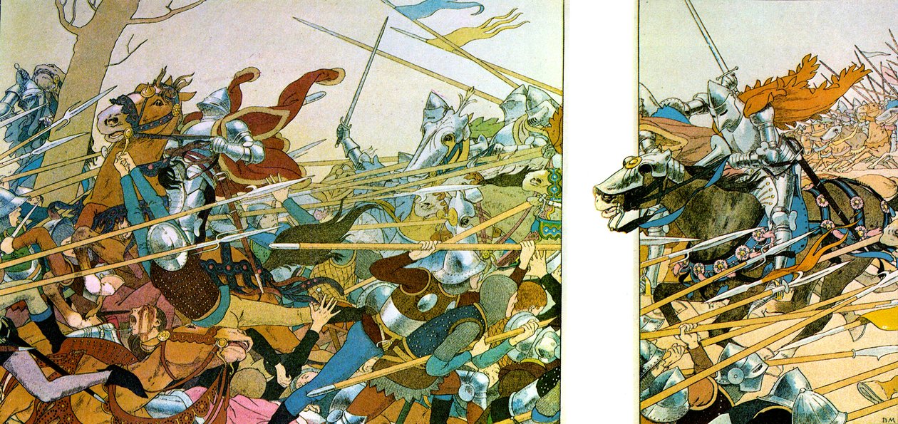 贞德的生活》一书的插图，1896年 作者 莫里斯·布特·德·蒙维尔