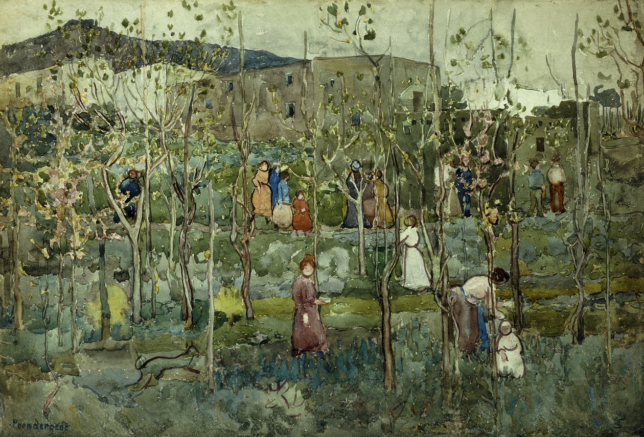 卡普里岛，1899年 作者 莫里斯·巴西·普伦德加斯特