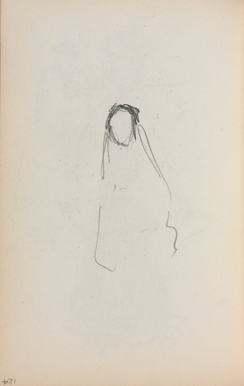 意大利素描本：第1898-1899页，第124页。 作者 莫里斯·巴西·普伦德加斯特