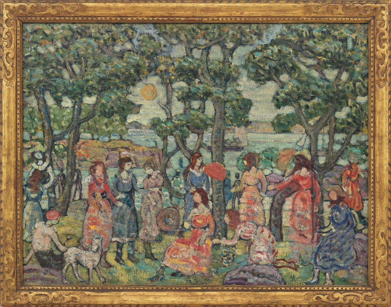 风景与数字，1921年 作者 莫里斯·巴西·普伦德加斯特