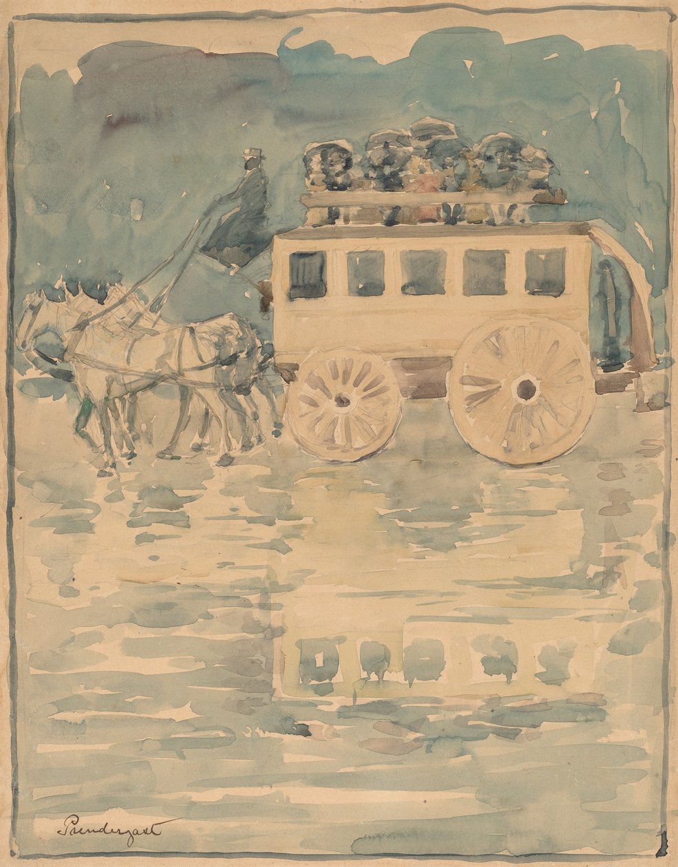 巴黎总动员，18931894。 作者 莫里斯·巴西·普伦德加斯特